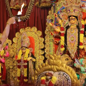 Durga Alankara Seva and Deeparathana for THE SPH
