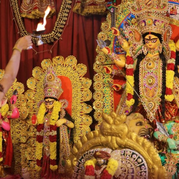 Durga Alankara Seva and Deeparathana for THE SPH