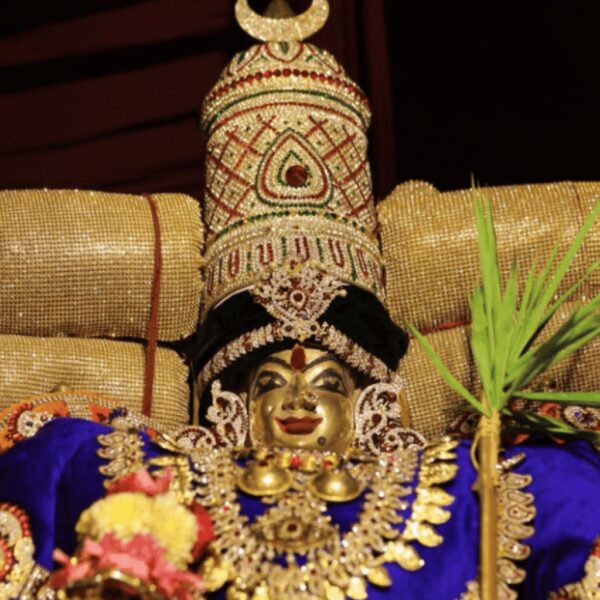 Rajarajeshwari Alankara Pratyaksha Pada Puja