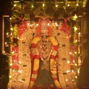 Skanda Shashti Alankara and Deeparathana for THE SPH as Bhagavan Subrahmanya
